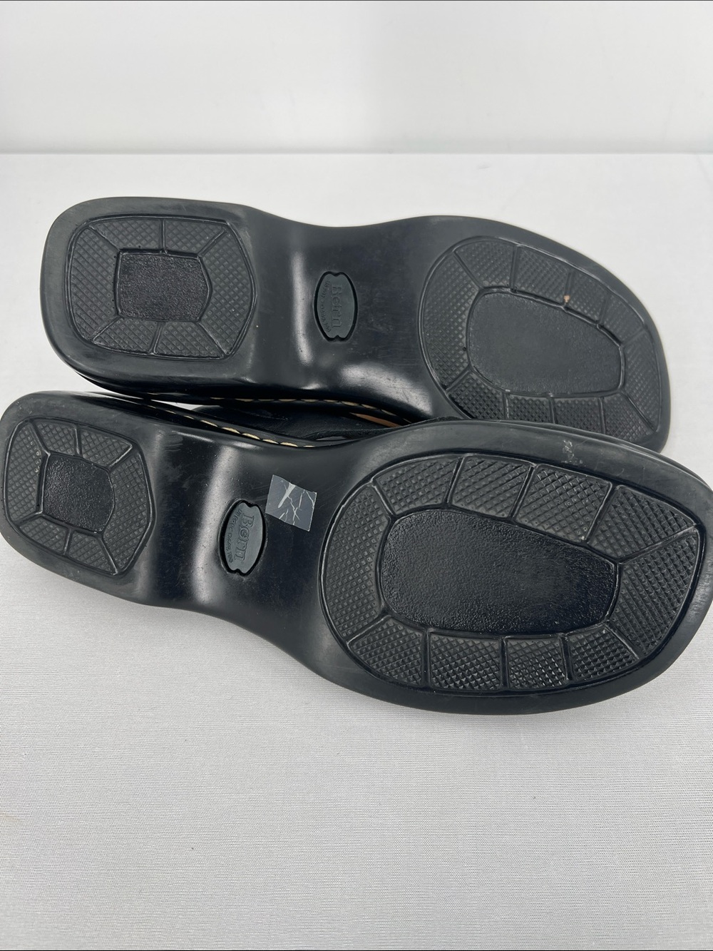 Born Black Leather Slide Sandals Men - Picture 7 of 7